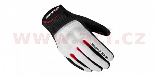 rukavice FLASH CE, SPIDI (černé/bílé/červené)